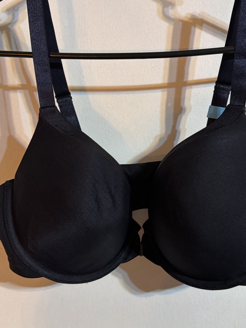 Vanity Fair Black T-Shirt Bra with Smooth Molded Cups